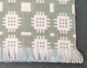 Picture of Sea Green Welsh Tapestry Floor Rug