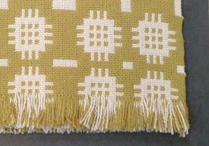 Picture of Yellow Ochre Welsh Tapestry Floor Rug