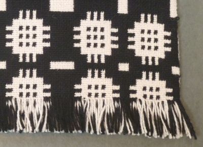Show details for Black and White Welsh Tapestry Floor Rug Picture of Black and White Welsh Tapestry Floor Rug