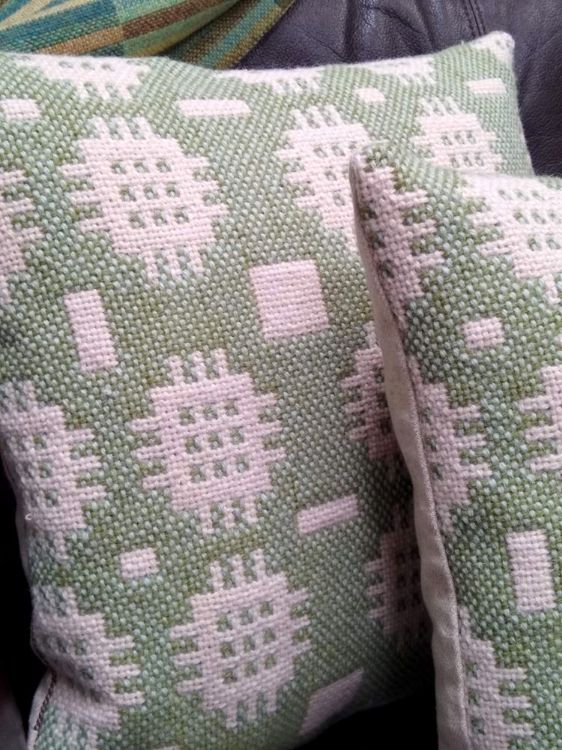 Picture of Sea Green Tapestry Cushion