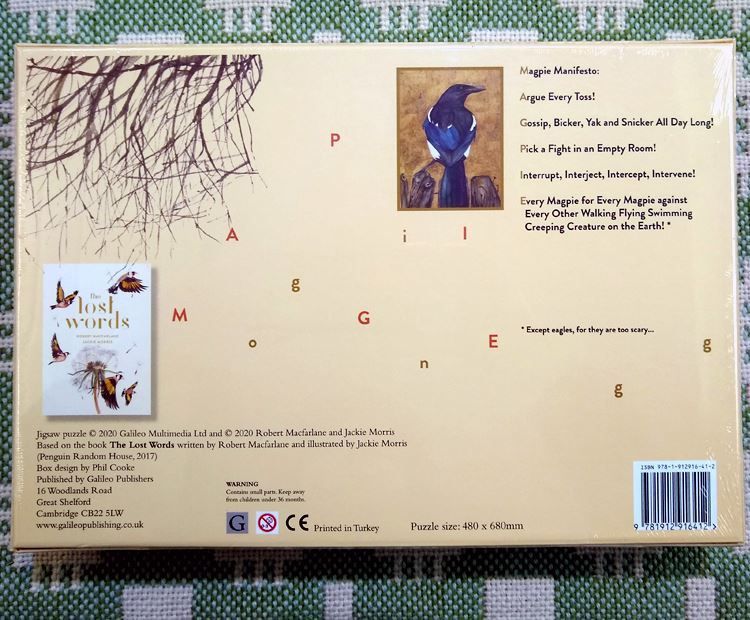 Picture of The Lost Words Magpie Jigsaw