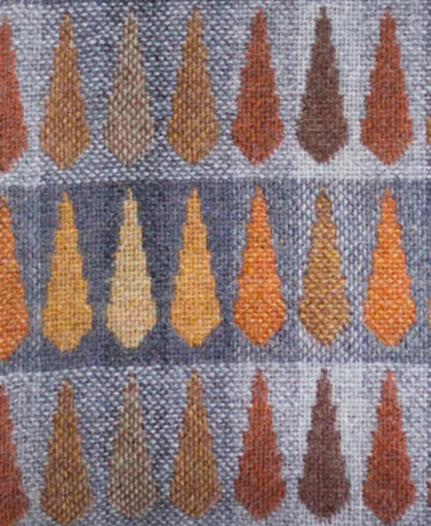 Picture of Fern Throw - Copper