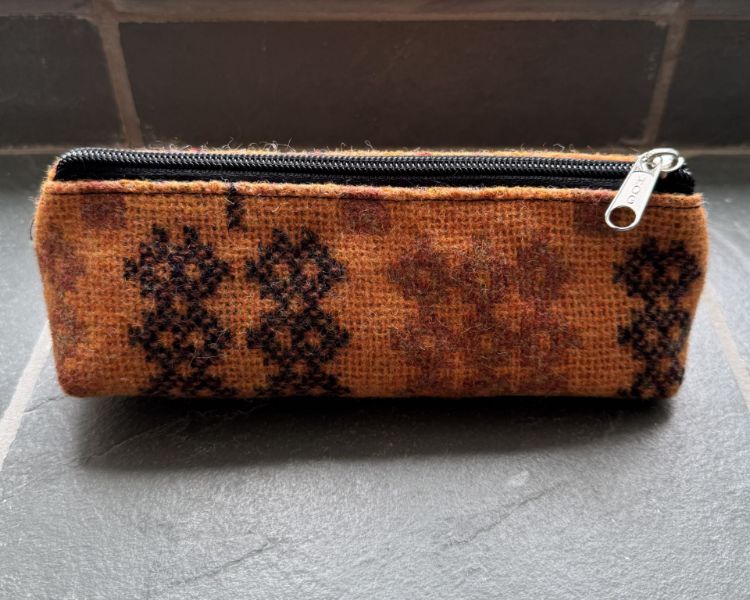 Picture of Orange Tapestry Pencil Case